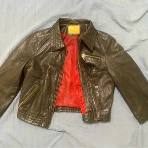 100% leather jacket!